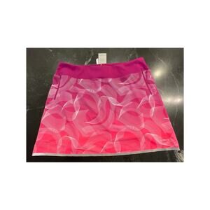 Annika Cutter& Buck NWT pink  purple golf pickleball skirt XL